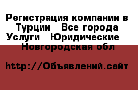 Регистрация компании в Турции - Все города Услуги » Юридические   . Новгородская обл.